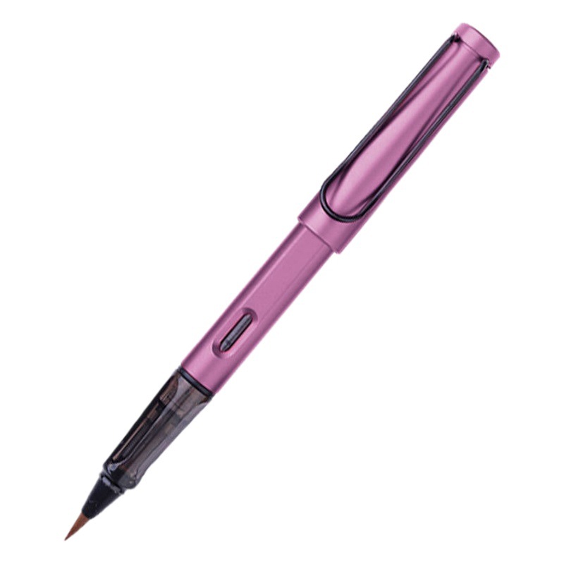 Beginner's Soft Pen Portable Ink Bag Fountain Pen Style Brush Small Regular Script Beauty Pen Can Add Ink Soft Tip Pen Copying Scriptures Calligraphy Pen