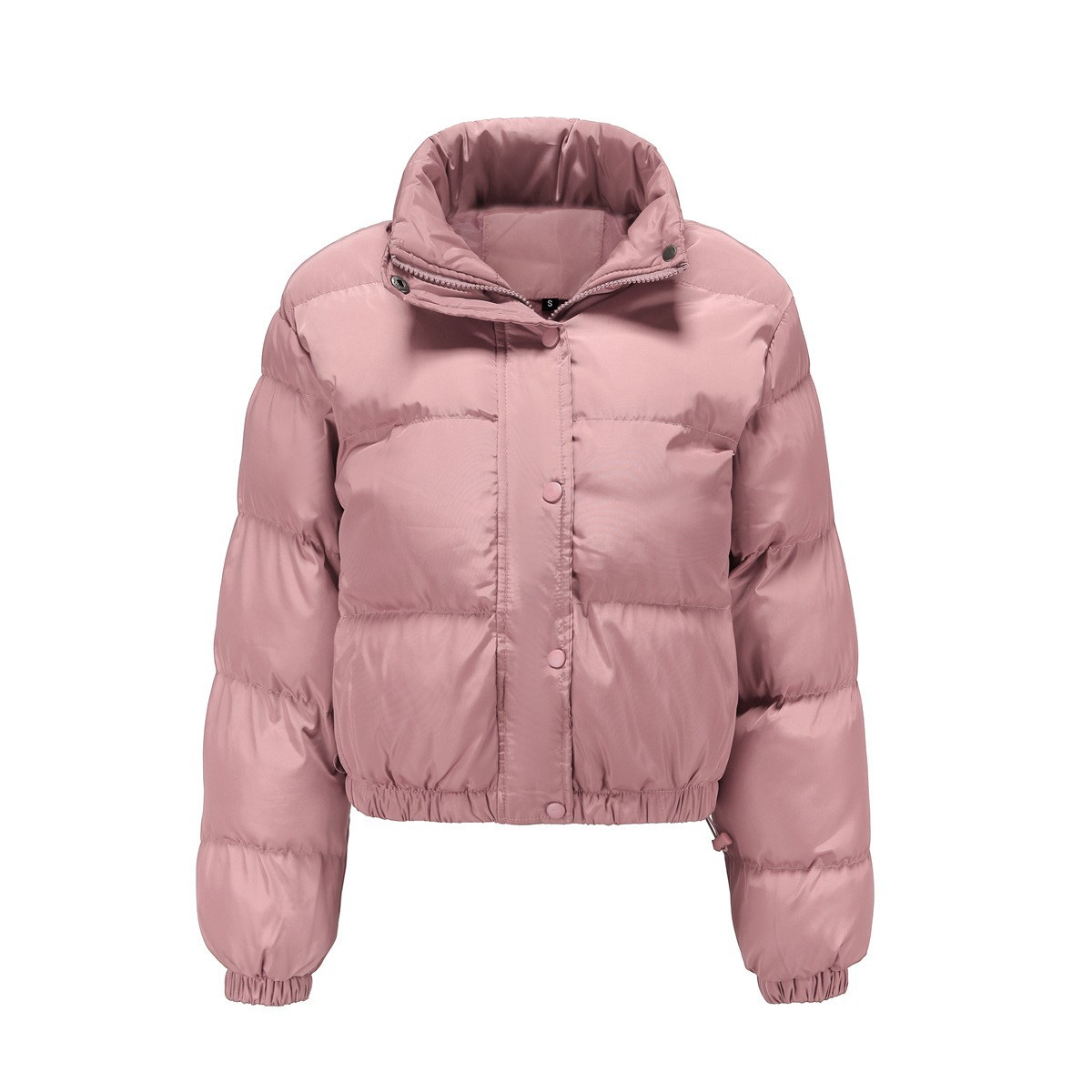 Picture of Cotton-padded clothes Russian cotton-padded jacket Women's Elegant Short Street Photography Autumn and Winter High Collar