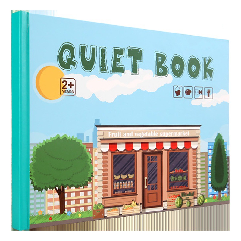 Picture of Cross-border Children's Early Education Enlightenment Quiet Paste Book Toys Handmade Material Bag Educational Toys Baby Sticker Book
