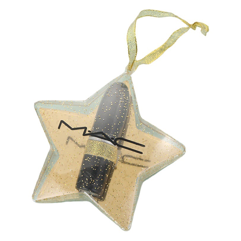 Five-Pointed Star Storage Box Injection Molded Transparent Candy Plastic Packaging Box Christmas Wedding Holiday Decoration Hexagonal Star Pendant