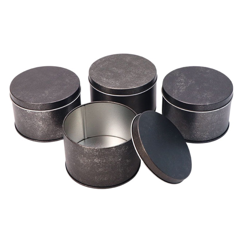 Vintage Tea Can Iron Can Empty Can 0.25kg Green Tea Scattered Tea Dried Fruit Tea Box Packaging Empty Box Sealed Tinplate Can