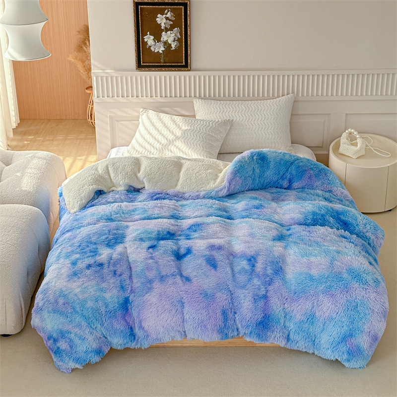 Picture of Cross-border blanket quilt Ziyun mink velvet quilt core winter quilt lambswool spring and autumn quilt thickened warm dormitory too Air conditioning quilt