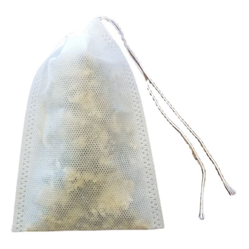 Non-Woven Fabric Decoction Filter Bag with Drawstring, Medicine Powder Decoction Bag, Traditional Chinese Medicine Bag, Tea Bag, Eco-Friendly