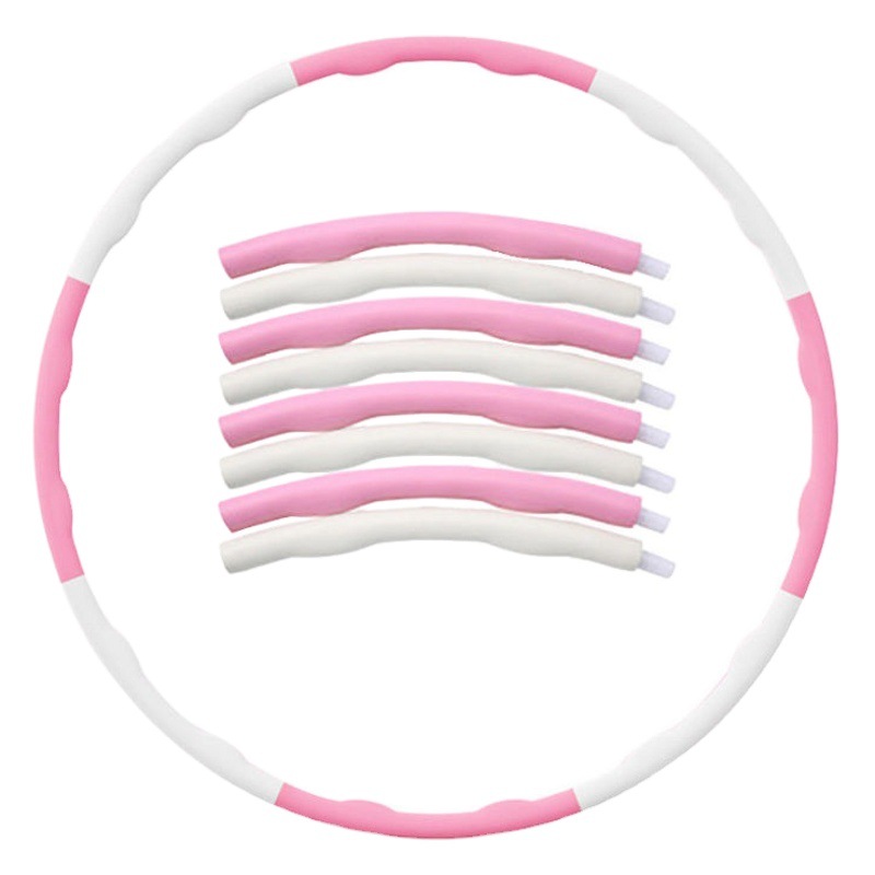 In stock hula hoop wholesale detachable sponge hula hoop stitching plastic fitness special multi-color optional hula hoop
