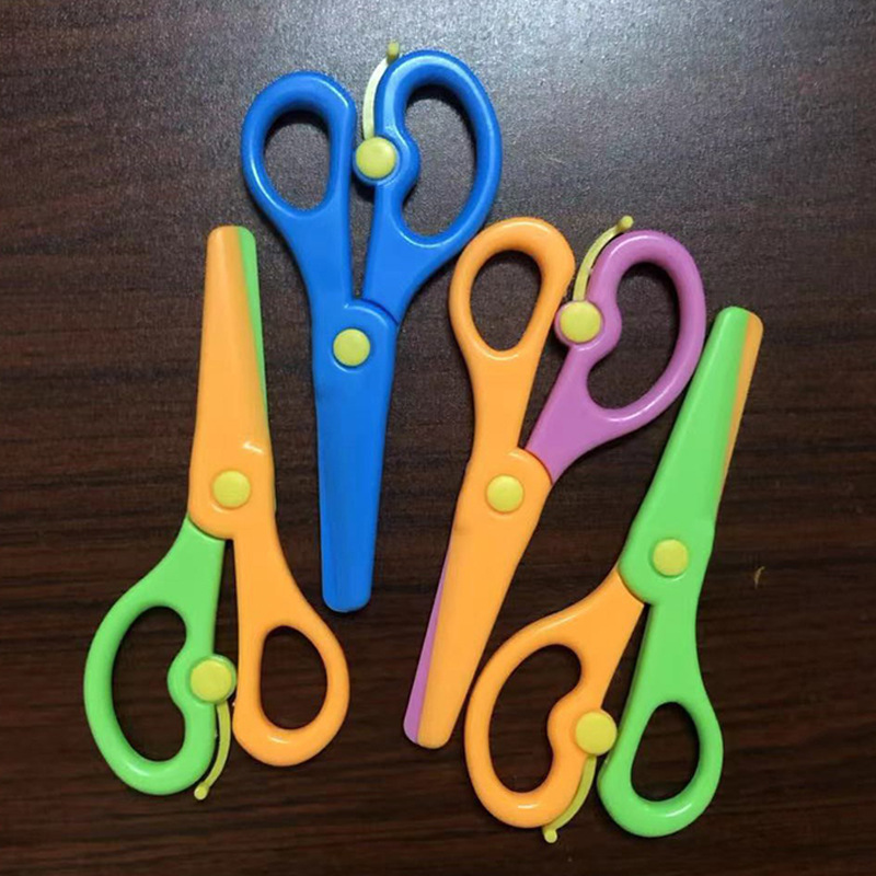 Picture of Children's Scissors, Safe, Handmade, Round-Headed, Stationery, Kindergarten Paper-Cutting, Primary School Students' Art, Art and Craft, Office Scissors Wholesale