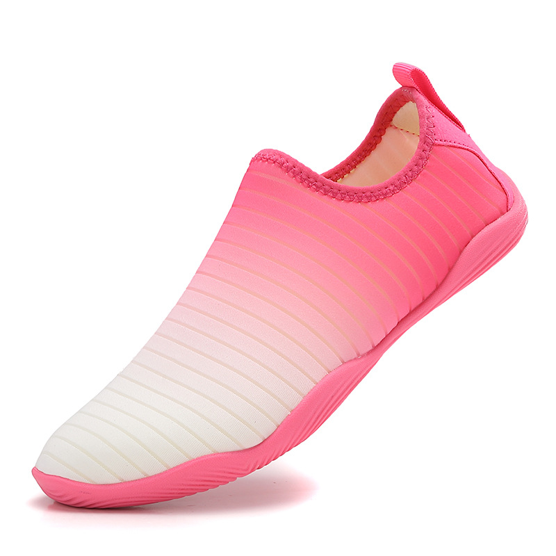 Outdoor cross-border women's swimming shoes couple upstream shoes red foot skin beach shoes men's snorkeling non-slip quick-drying wading shoes