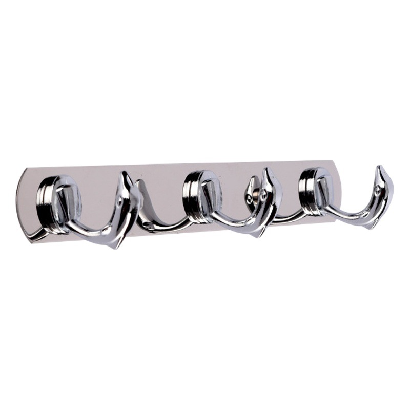 Wholesale Kitchen and Bathroom Small Hooks, Door Back Clothes Hooks, Wholesale Stainless Steel Clothes Hooks, 3-8 Hooks, Punched Hooks, New Interesting