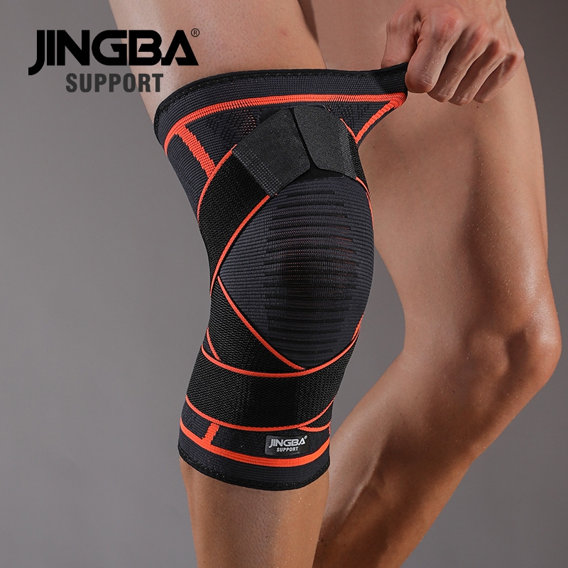 Jingba Knee Pads Outdoor Sports Badminton Protective Gear Autumn and Winter Mountaineering Basketball Fitness Training Manufacturer Wholesale