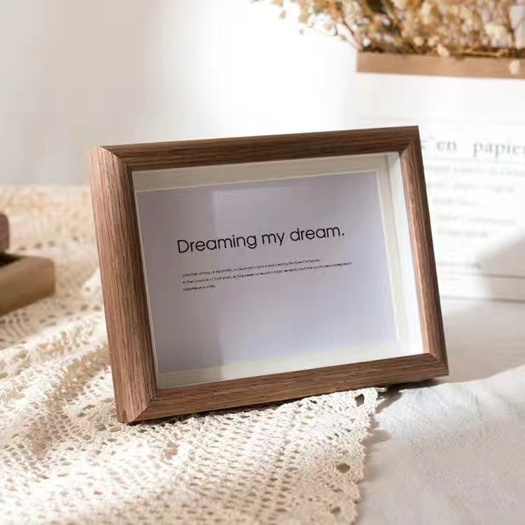Picture of Photo Frame Display Stand 5678inch A4 Wall-Mounted DIY Oil Pastel Frame Wholesale Photo Frame Wall Decoration