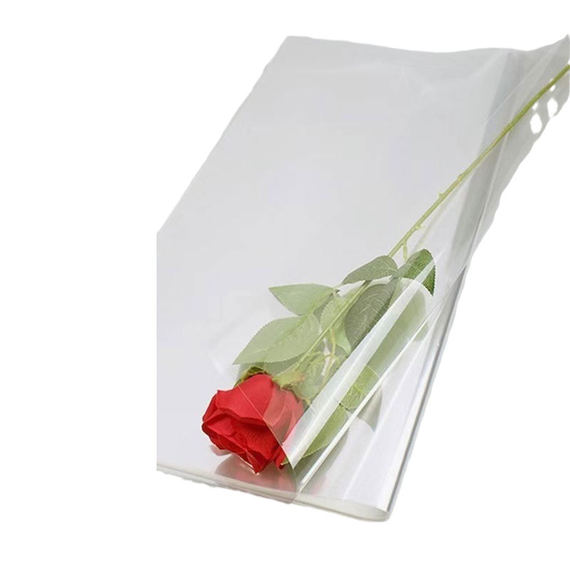Bouquet wrapping paper transparent waterproof thickened flower wrapping paper material floral materials water-retaining cellophane wholesale