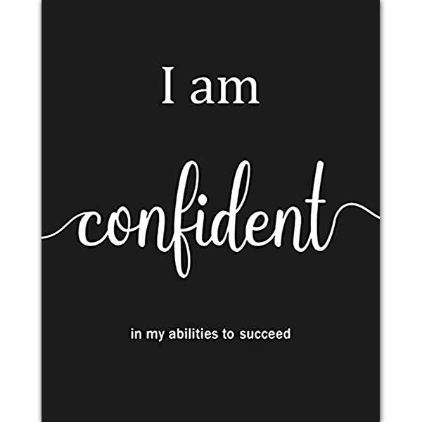 Picture of Amazon Black and White English Inspirational Poster Waterproof and Tear-Resistant Bedroom Hanging Painting Et Coated Office Decorative Painting