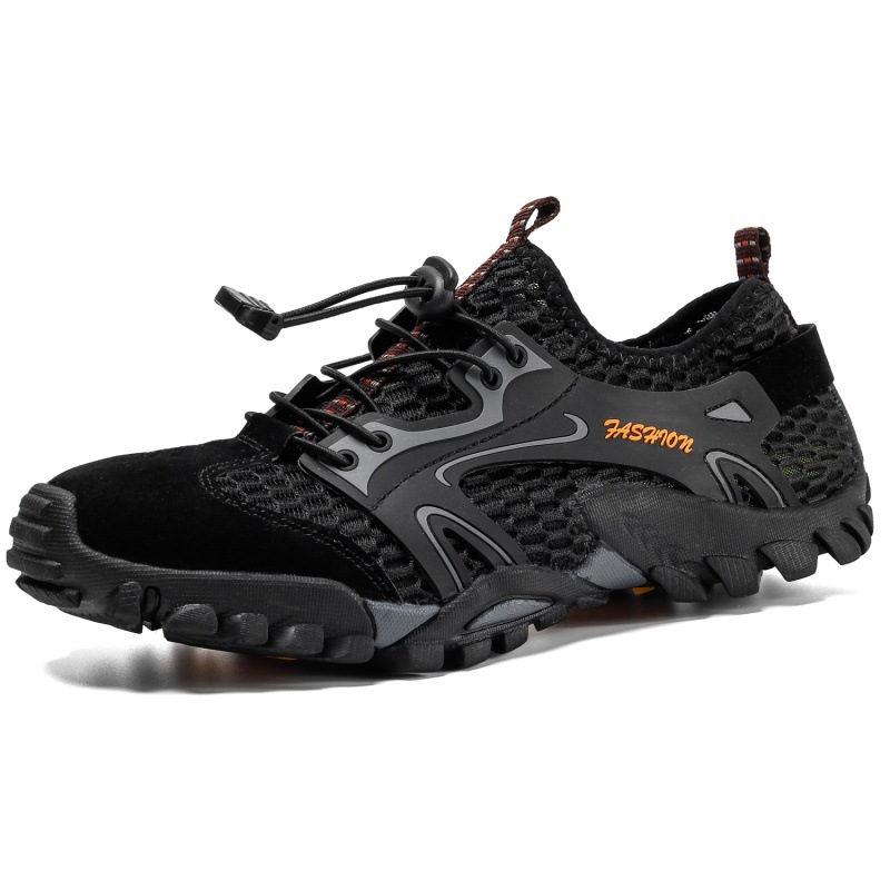 Cross-border Foreign Trade Summer New Men's Mesh Breathable Outdoor Tracing Shoes Walking Wading Men's Shoes plus size 9321