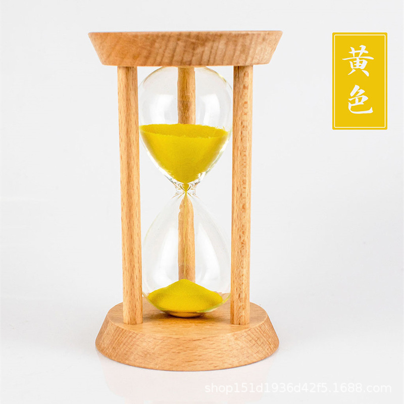 Picture of Log time hourglass timer 5/1015/20/30 minutes half hour time quicksand funnel ornaments wholesale