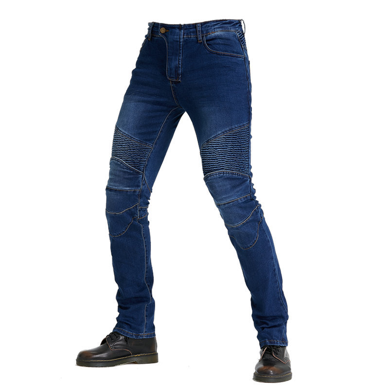 Picture of Off-Road Motorcycle Rider Pants, Racing Pants, Downhill Pants, Anti-Fall Pants, Motorcycle Pants, Old Jeans