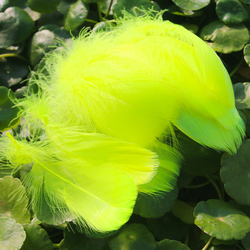 Picture of diy handmade color floating feather goose feather dream catcher wave ball gift box filling decoration materials