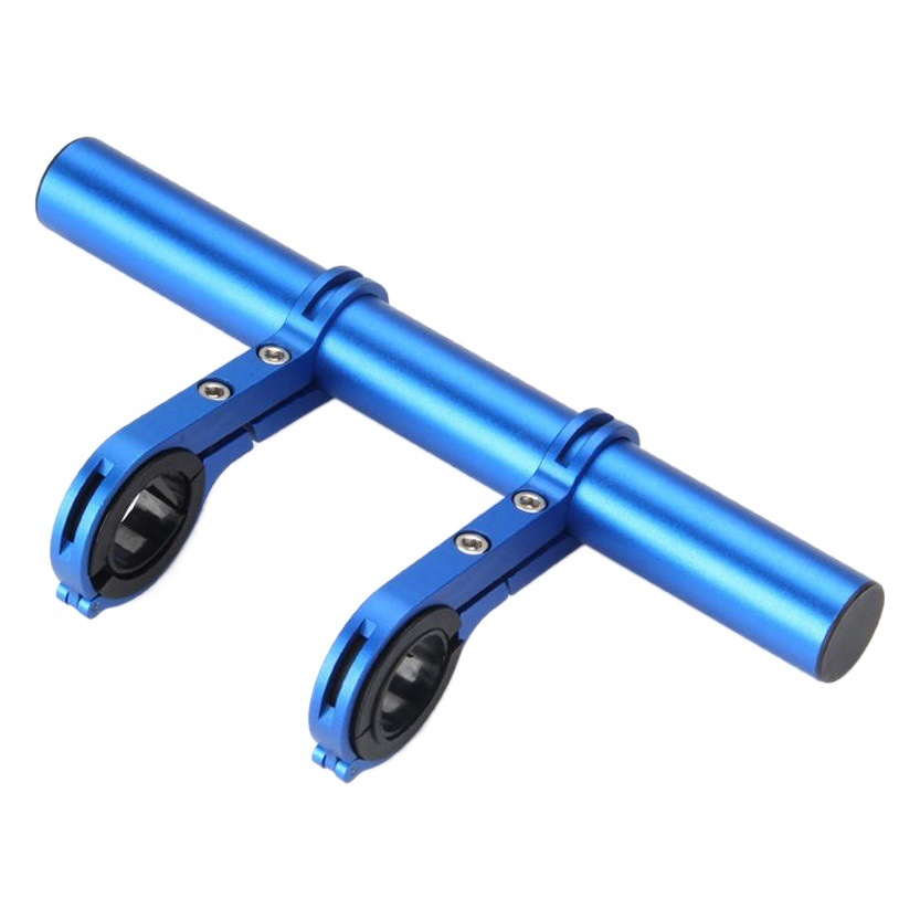 Multifunctional bicycle extension rack double rod aluminum alloy flashlight code meter lamp extension bracket bicycle accessories