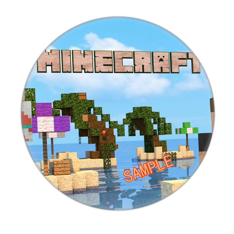 Picture of My world badge foreign trade supply game badge personality diy Cartoon Cartoon Yum 1-38