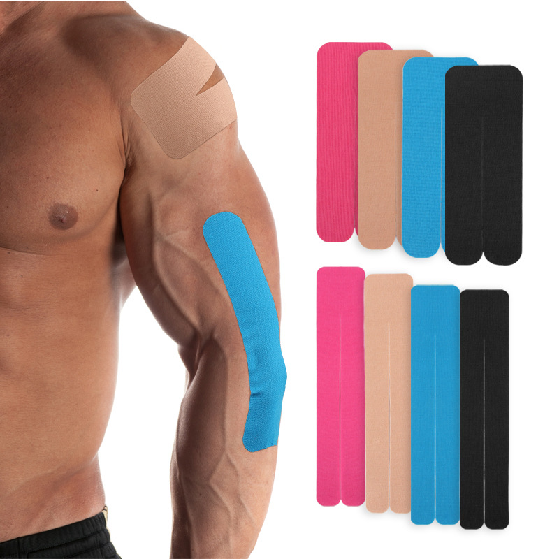 Pre-slitting Y-shaped Muscle Sticker Knee Pad Elbow Multi-use Sports Support Muscle Internal Effect Sticker Sports Bandage Sticker