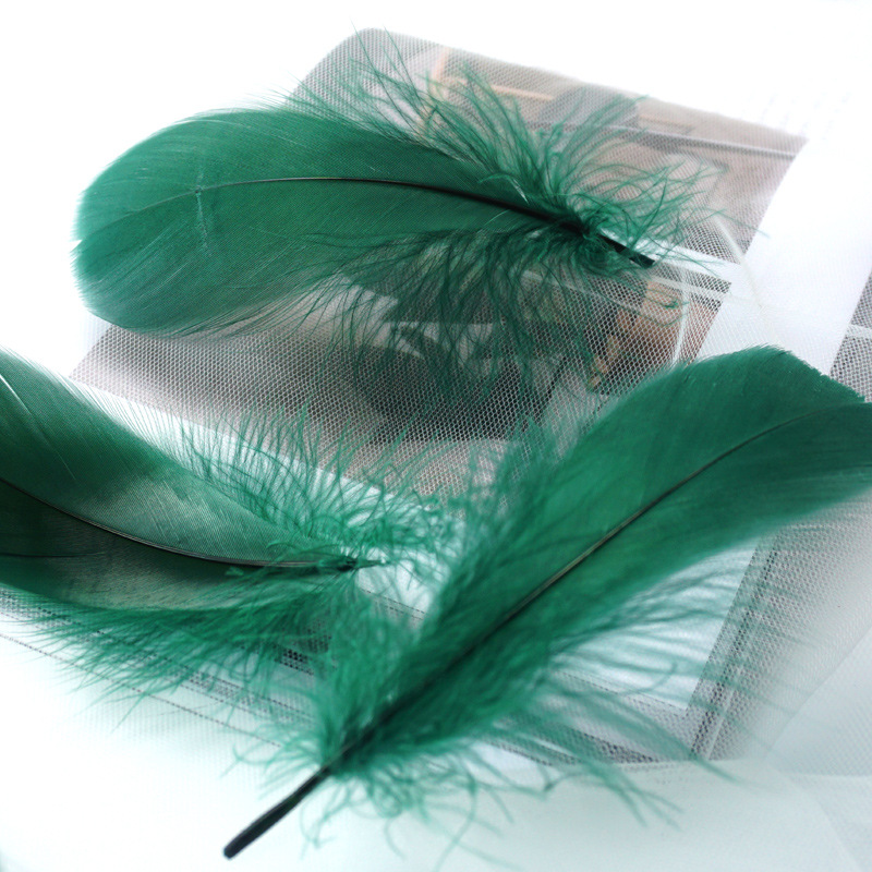 Picture of Macaron color feather decoration goose feather large and medium floating dream catcher gift box filled bouquet diy handmade material