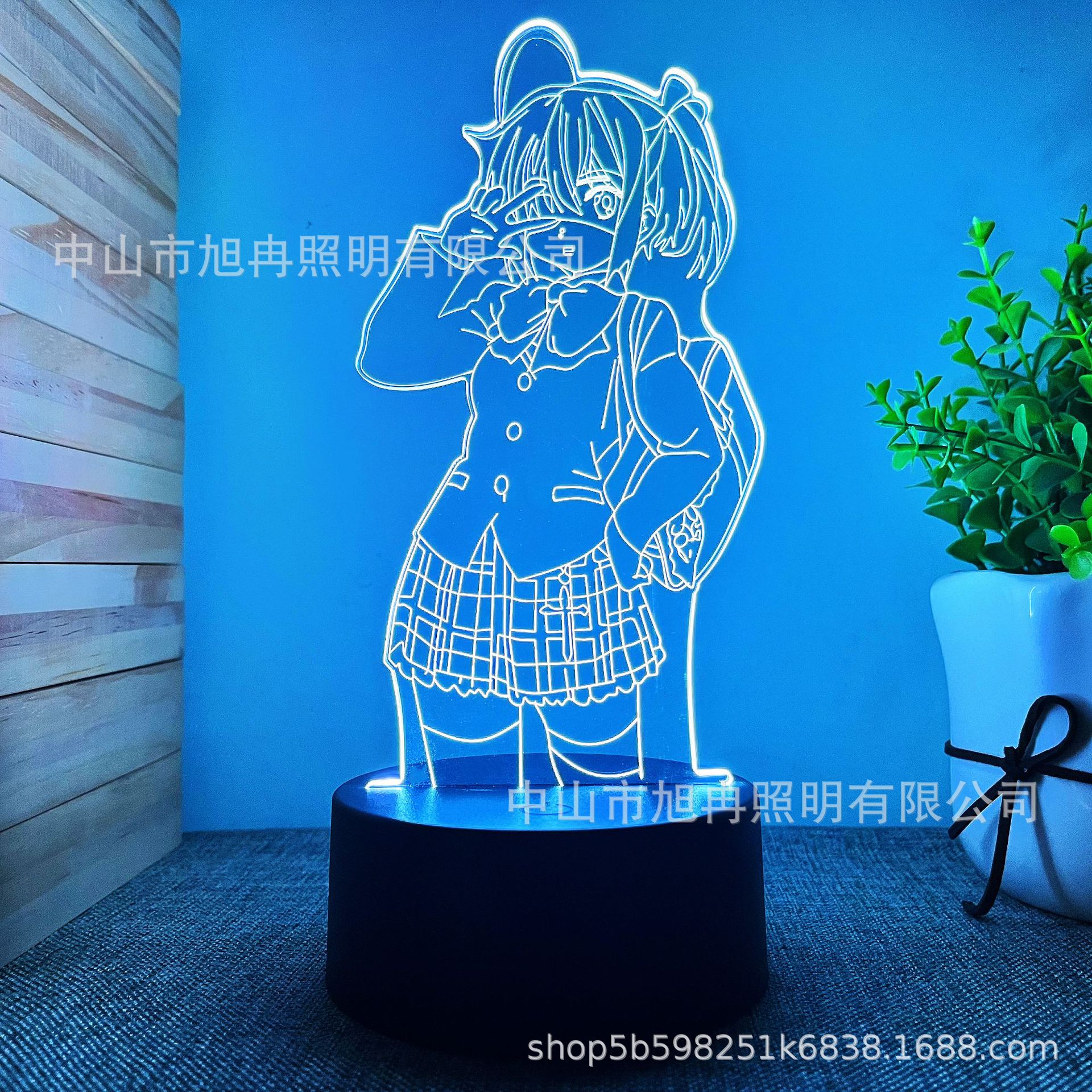 Cross-border 3D nightlight in the second disease also want to fall in love series USB desk lamp creative atmosphere gift lamp gift