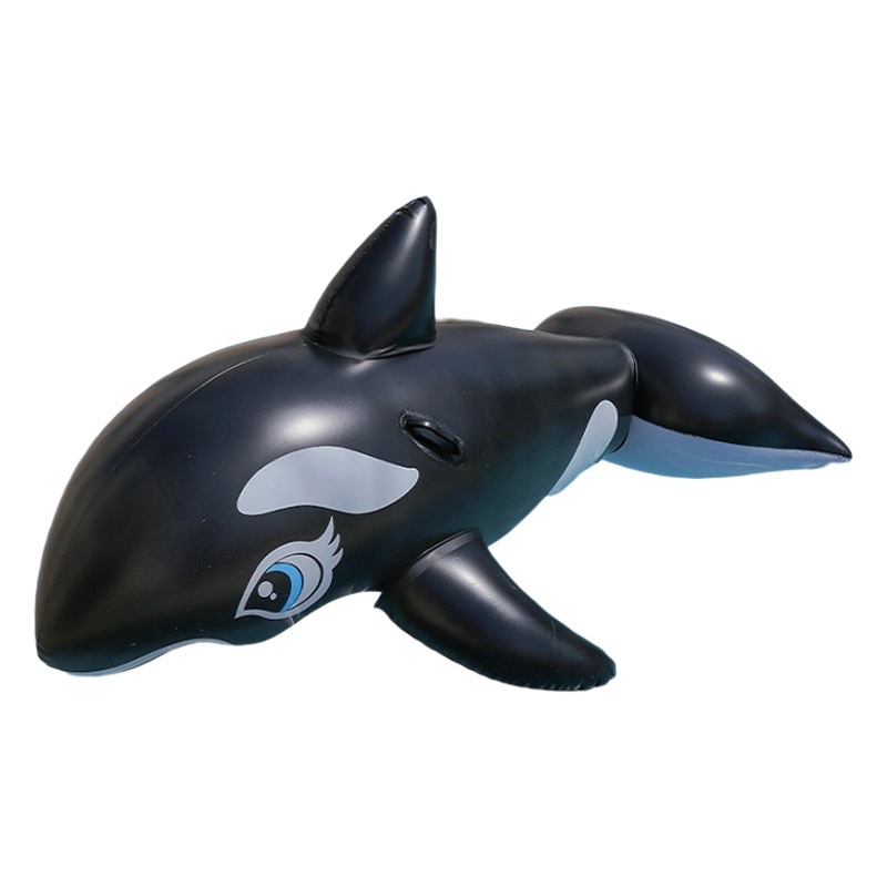 Cross-border Water Float Row Wholesale Inflatable Big Whale Water Park Surfing Big Whale Mount Adult Inflatable Float Row