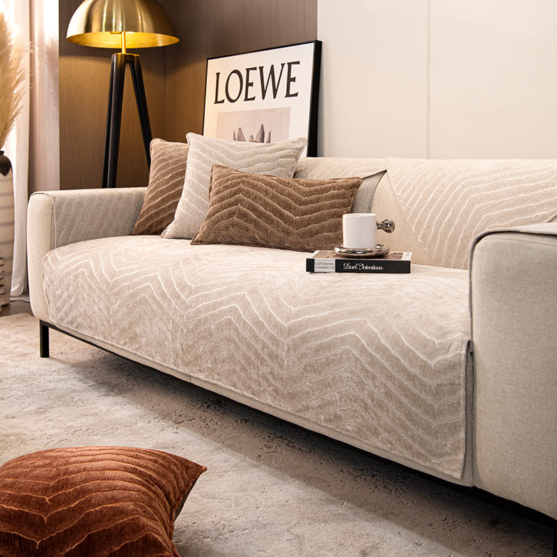 Picture of Chenille Sofa Cushion, Universal for All Seasons, Non-Slip Seat Cushion, Thickened Seat Pad, Sofa Cover, Export Cross-Border Home Decor