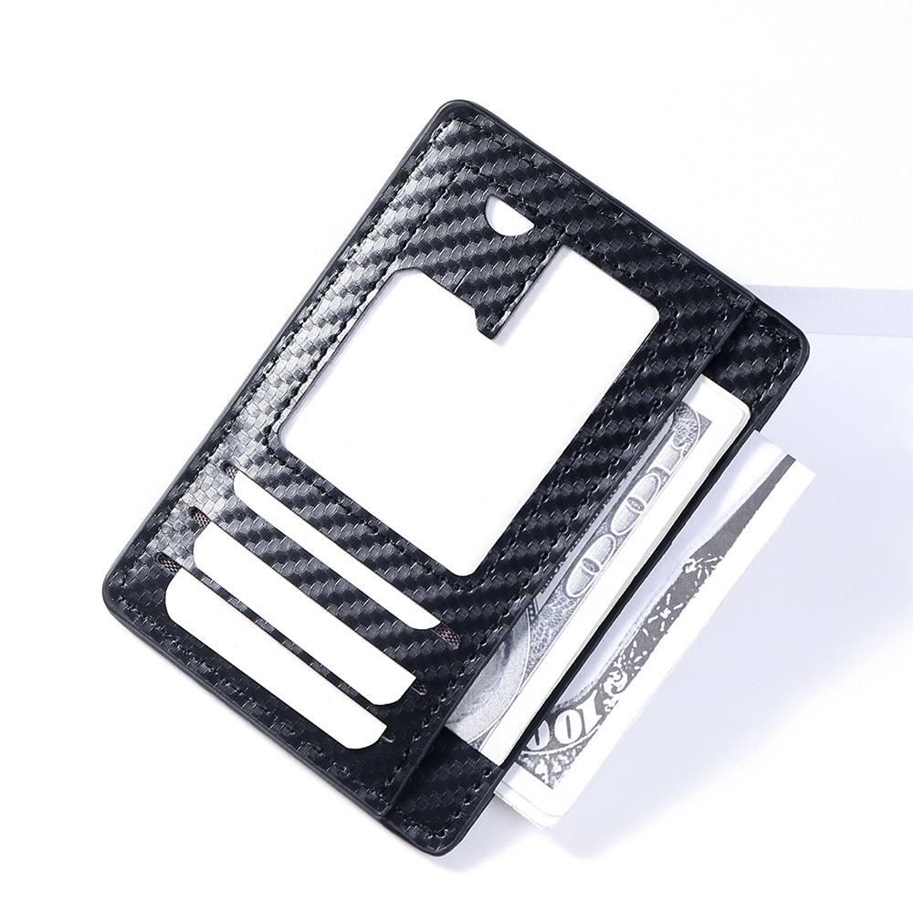 Cross-border New Ultra-thin Carbon Fiber Card Holder Multi-functional Bank Card Holder Business Credit Card Holder ID Card Holder