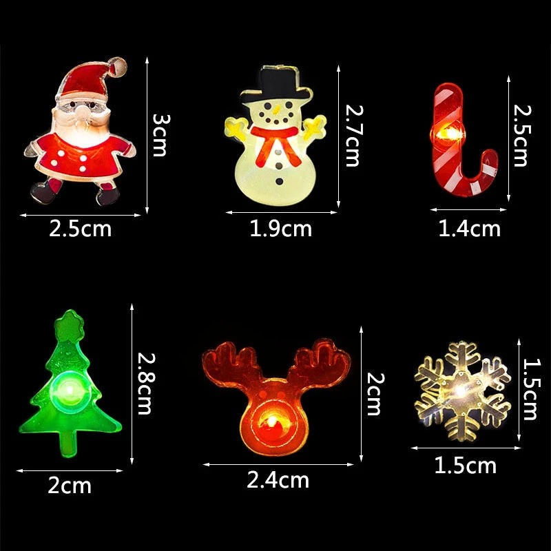 Picture of Led shape copper wire lamp mini snowman crutch snowflake fastener copper wire lamp decorative lights strictly selected light string