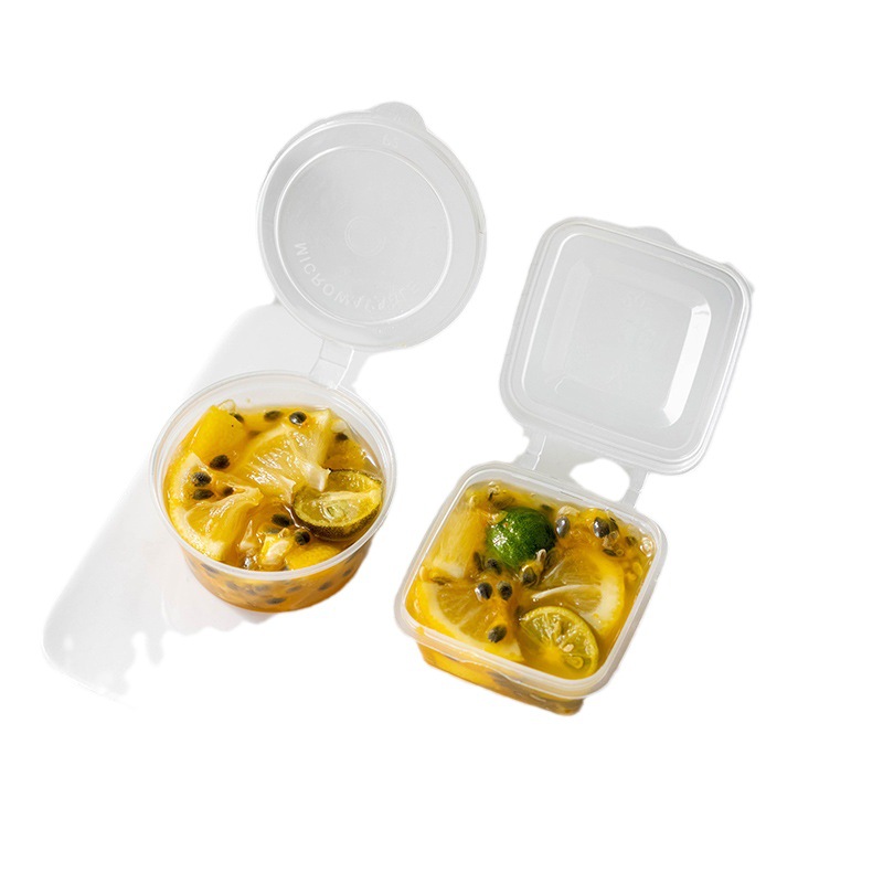Picture of Peach Fruit Lemon Disposable Dip Box Small Material Takeaway Sauce Box Seasoning Cup small size Box Thickened