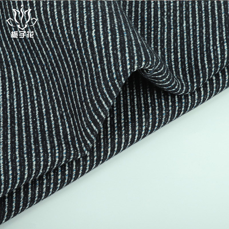 Picture of Carefully Selected 50 Wool Single-Sided Twill Fabric Woolen Pants Fabric Source Manufacturer Coarse Woolen Fabric