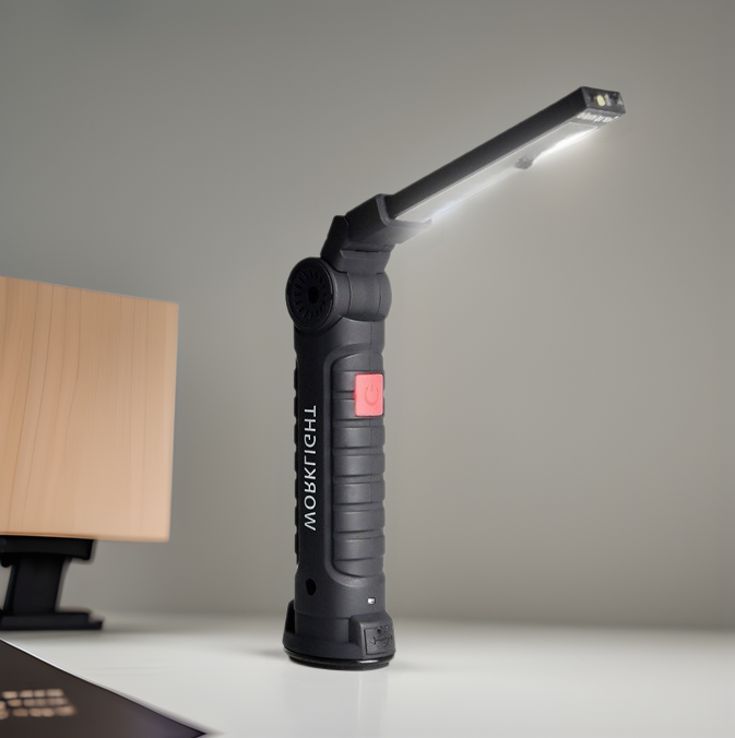 Multifunctional Led Foldableing Work Light Charging Magnet Tent Lamp Cob Outdoor Car Maintenance Lamp Rechargeable