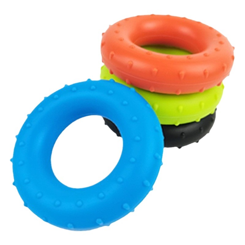 Cross-border supply silicone grip ring bump grip O-type hand strength training finger trainer fitness suit