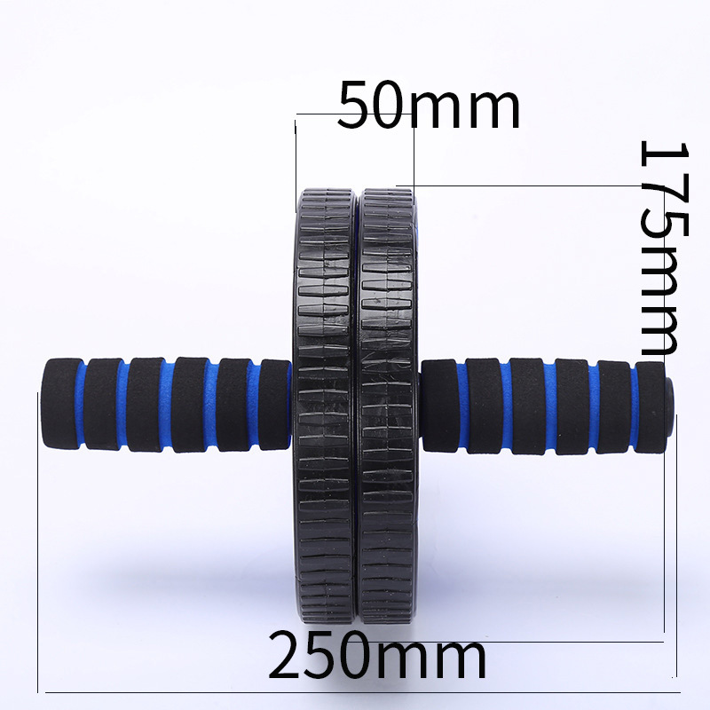 Picture of Wholesale Indoor Double Roulette Wheel Fitness Equipment Outdoor Household Two-wheel Abdominal Artifact Professional Abdominal Muscle Disc Abdominal Wheel