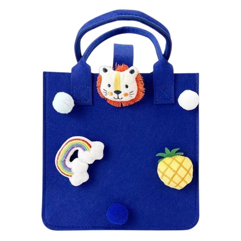Felt Bag Souvenir Handmade Baby One-Month-Old Bag House Box Advertising Gift Packaging Bag Gift Box