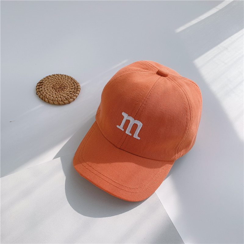 Picture of Children's Hat Baby Spring and Autum Peaked Cap Korean Letter Embroider Boys Autum and Winter Girls Kidsren Baseball Cap