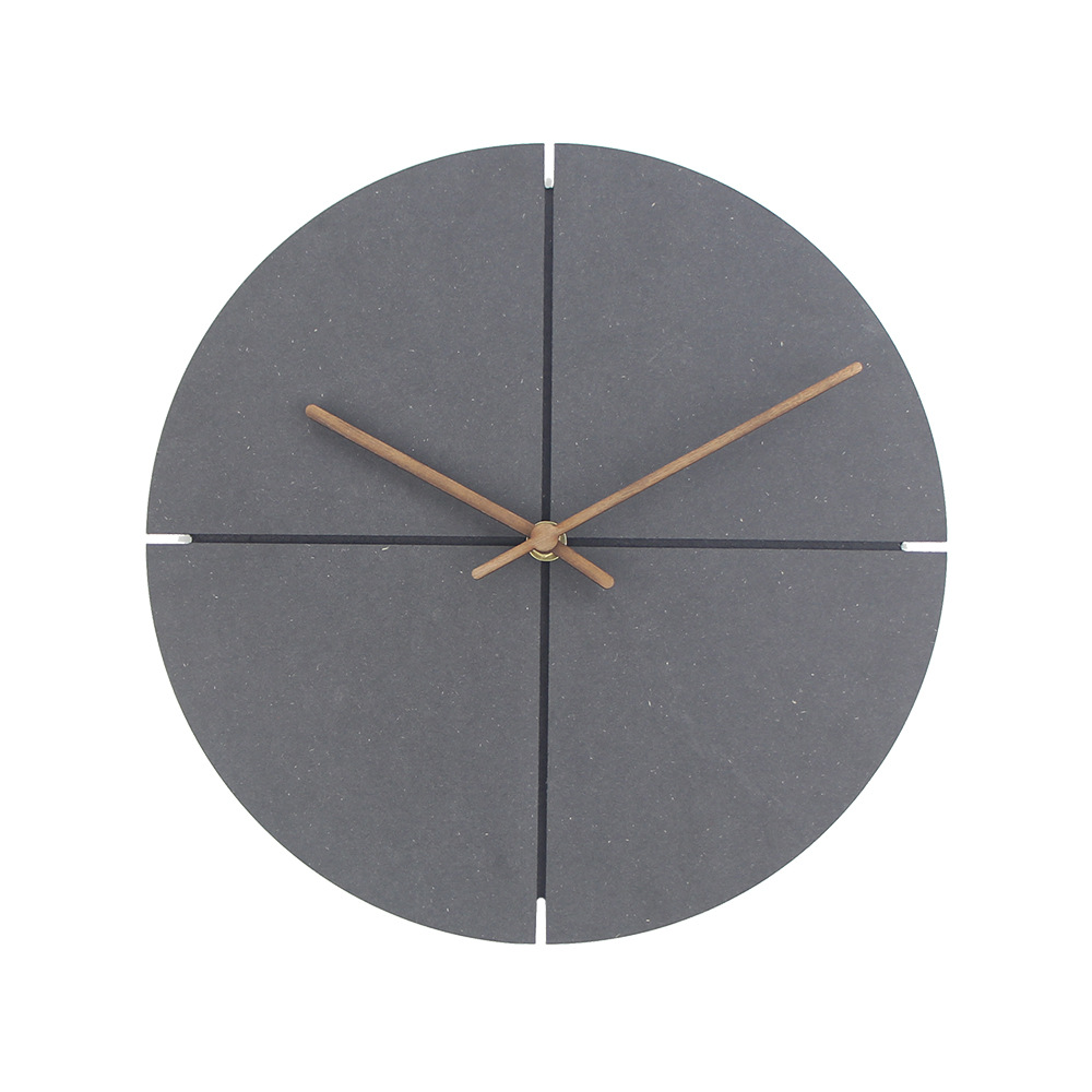2025 Scandinavian Wooden Clock Wall-MountedJack Locke Creative Living Room Wall Clock Quartz Clock Home Simple Wall Clock