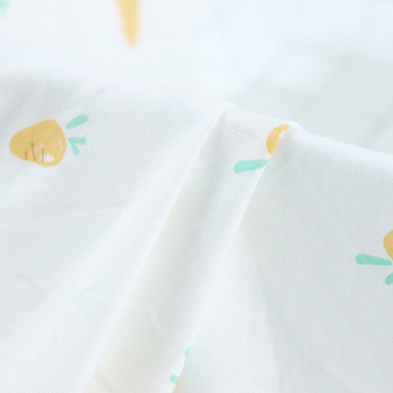 Picture of Summer Baby Pajamas Air-conditioning Clothing Bamboo Fiber Fabric Bamboo Cotton Printed Plain Jersey Fabric Summer Baby Fabric