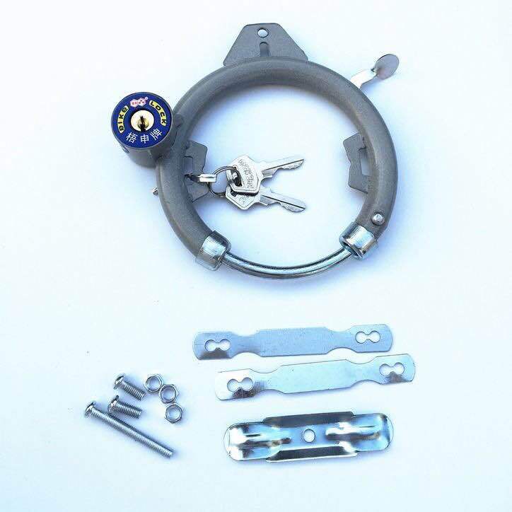 Bicycle self-bullet lock/fixed lock/anti-theft lock/old car spring lock/ordinary round car lock/accessories