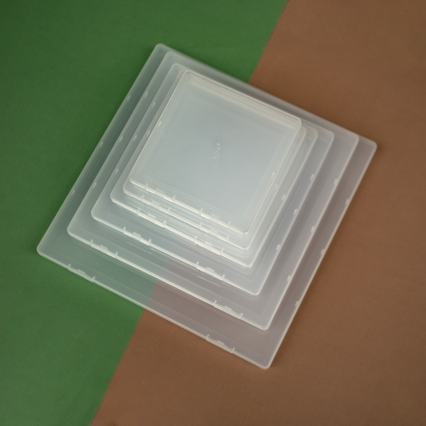 Picture of Foreign trade 1.8cm cross-border plastic packing box PP jewelry parts square box Amazon flat box transparent transparent rectangular