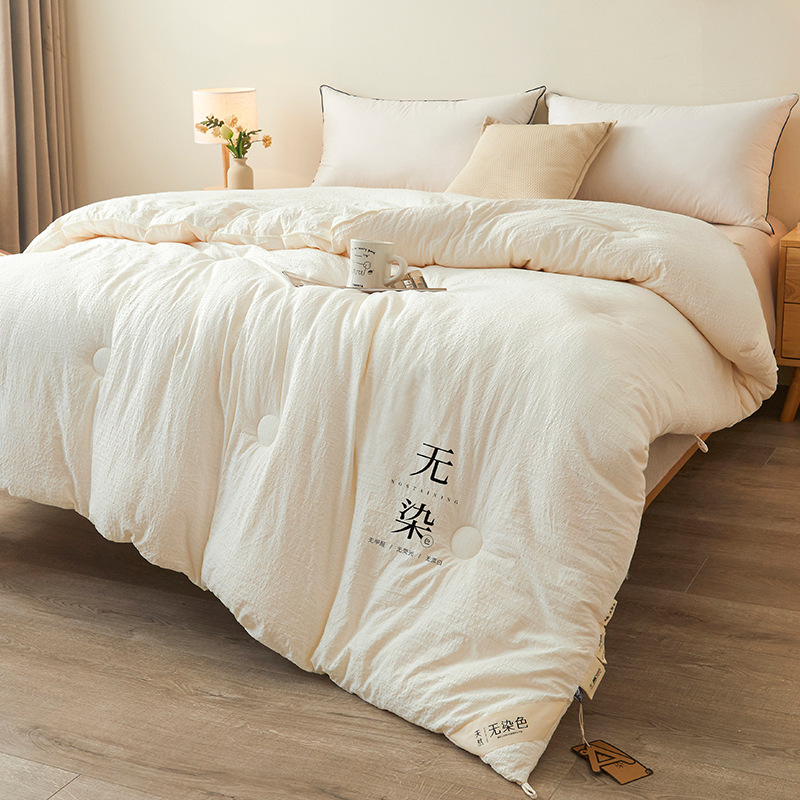 Picture of Cross-border mother and infant grade soybean fiber quilt thick quilt spring and autumn quilt winter quilt wholesale warm single quilt core quilt