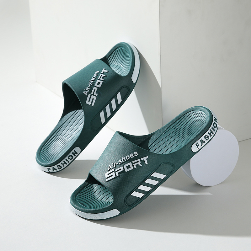 Picture of plus size Sandals and Slippers for Men and Women Outdoor Wear Indoor Home Ins Men's Non-Slip Sandals and Slippers for Students Couple Men's Trendy