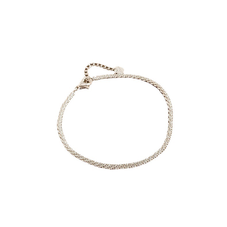 Picture of Silver Color Ring Bracelet Women's Summer ins Niche Design Fashionable Simple Hand Rope ins Cold Wind Sparkling Jewelry