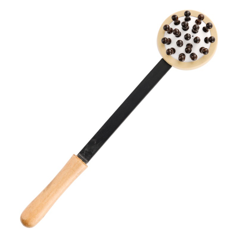 Hand-held wooden back beating artifact beating meridian massage hammer scratching back itching artifact do not ask for health care hammer