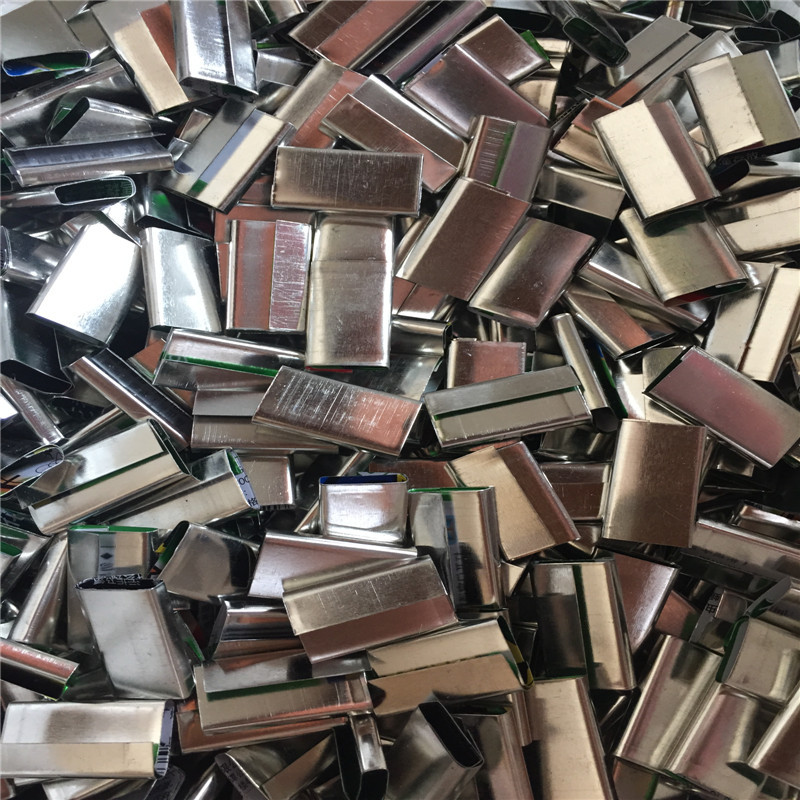 Packing buckle new material white packing buckle metal packing buckle iron packing Buckle PP manual packing buckle