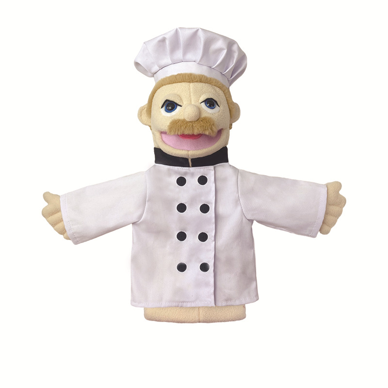 Picture of New Cartoon Half-body Professional Character Hand Doll Kindergarten Parent-child Games Plush Toy Family Early Education Doll
