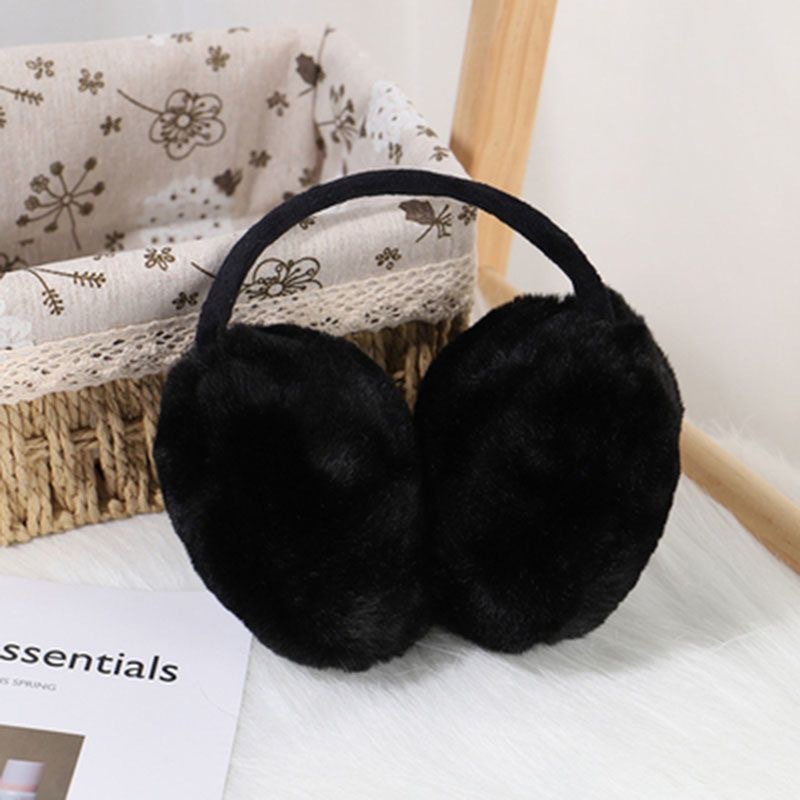 Picture of Plush earmuffs winter women's fashion winter warm Earmuffs Ear protection earmuffs foldable anti-freezing earmuffs for students 2