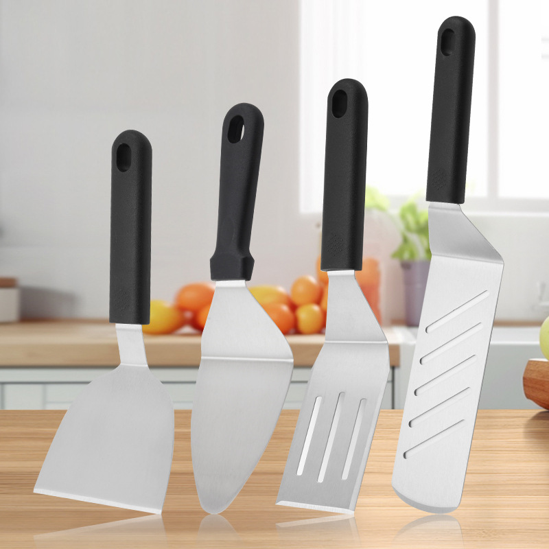 Picture of Cross-border Stainless Steel Cooking Shovel Barbecue Tool Fried Steak Steak Pizza Iron Plate Barbecue Fried Fish Pancake Shovel