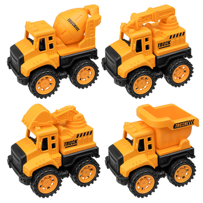 Picture of Cross-Border Children's Inertia Manual Simulation Engineering Vehicle Car Model Excavator Bulldozer Toy Street Stall Wholesale
