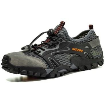 2025 Foreign Trade Large Size Hiking Shoes Mesh Wading Shoes Cross-Border Outdoor Mountaineering Casual River Tracing Shoes Amazon