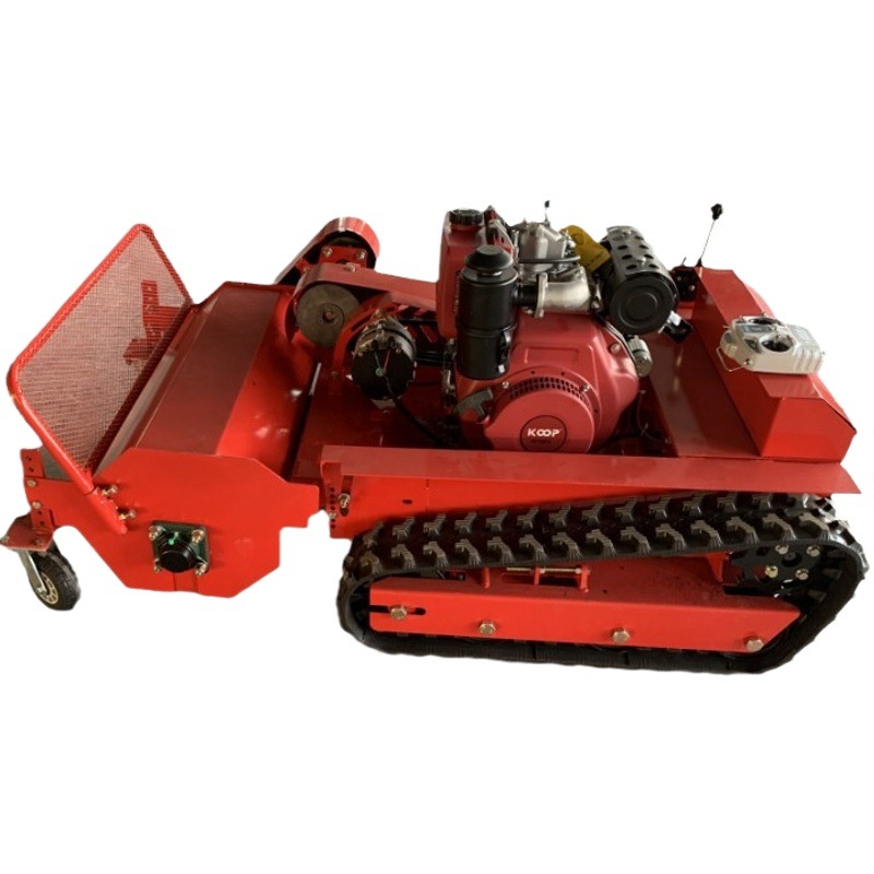 Export diesel remote control crawler mower crawler mower orchard planting mower mower